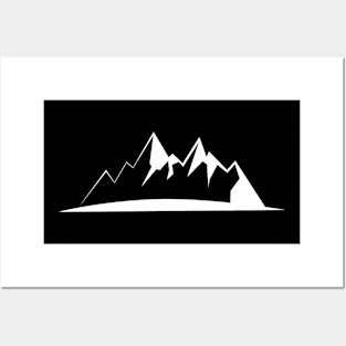 Mountains Hiking Posters and Art